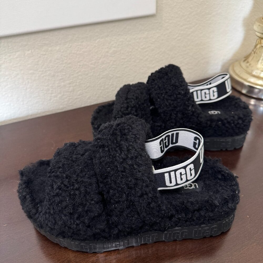 UGGS Oh Fluffita Sheepskin Slingback Slippers